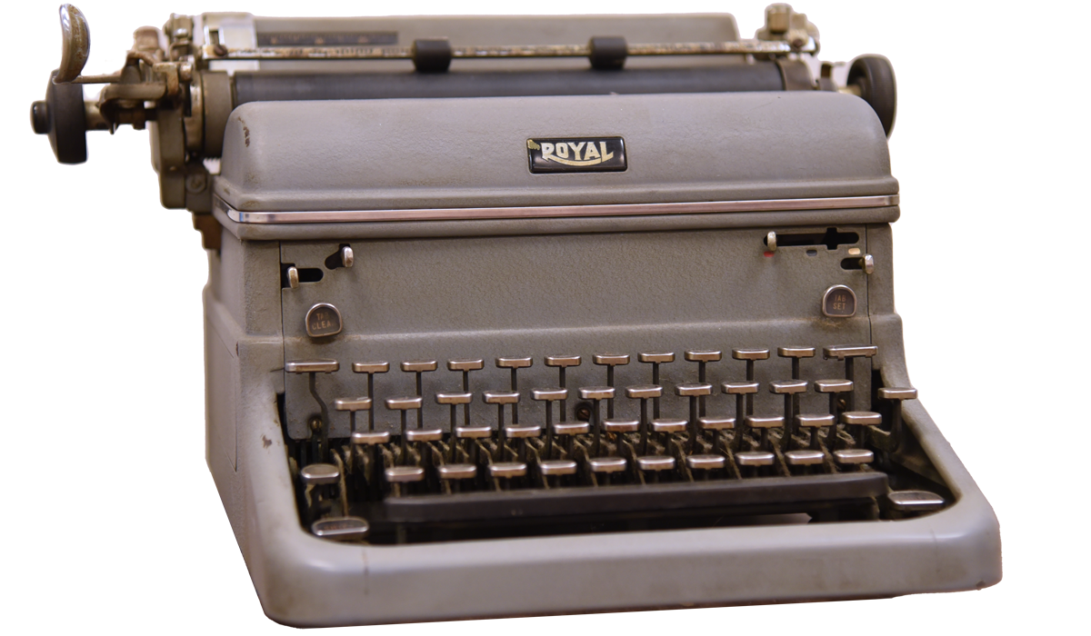 Ralph Rohner's '63 typewriter