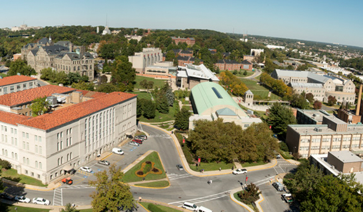 panoramic view of campus