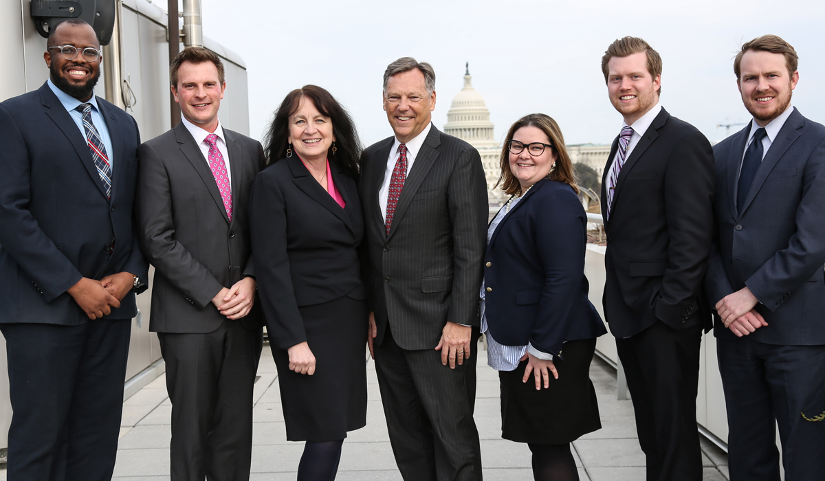 sutherland cup moot court at Newseum in Washington, DC, 2018