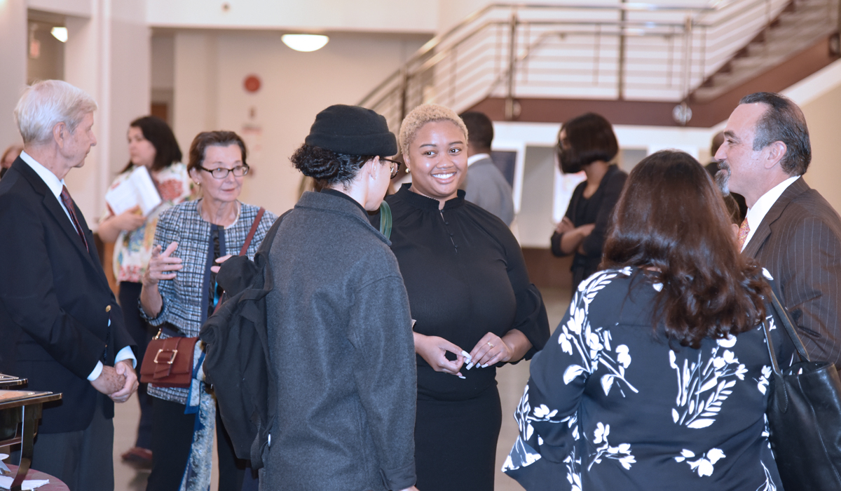 Diversity Alumni Award recipients and students