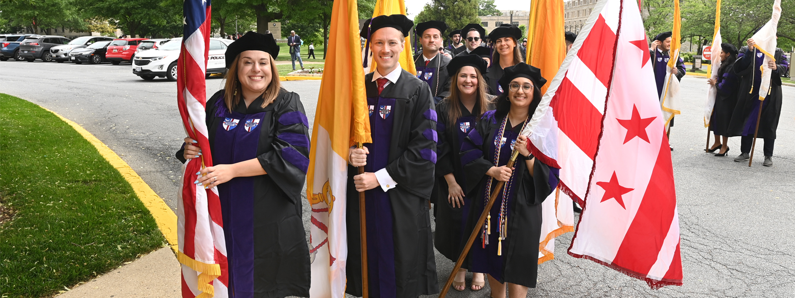 Law students at Commencement