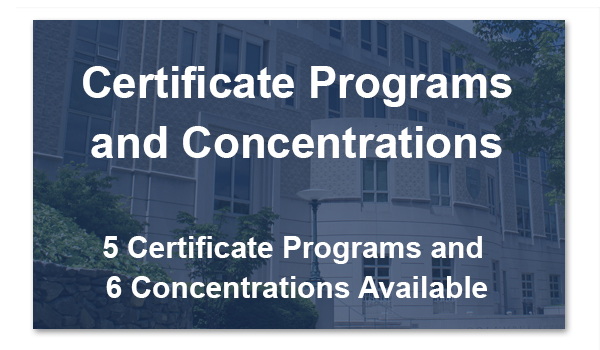 Certificate Programs and Concentrations