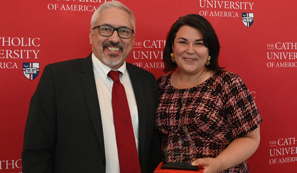 Dr. Aaron Dominguez and Katherine Gamelin Crowley