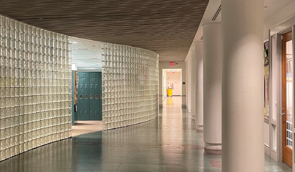 Ground floor of law school prior to renovation