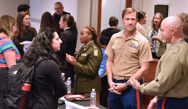 Networking after JAG career panel