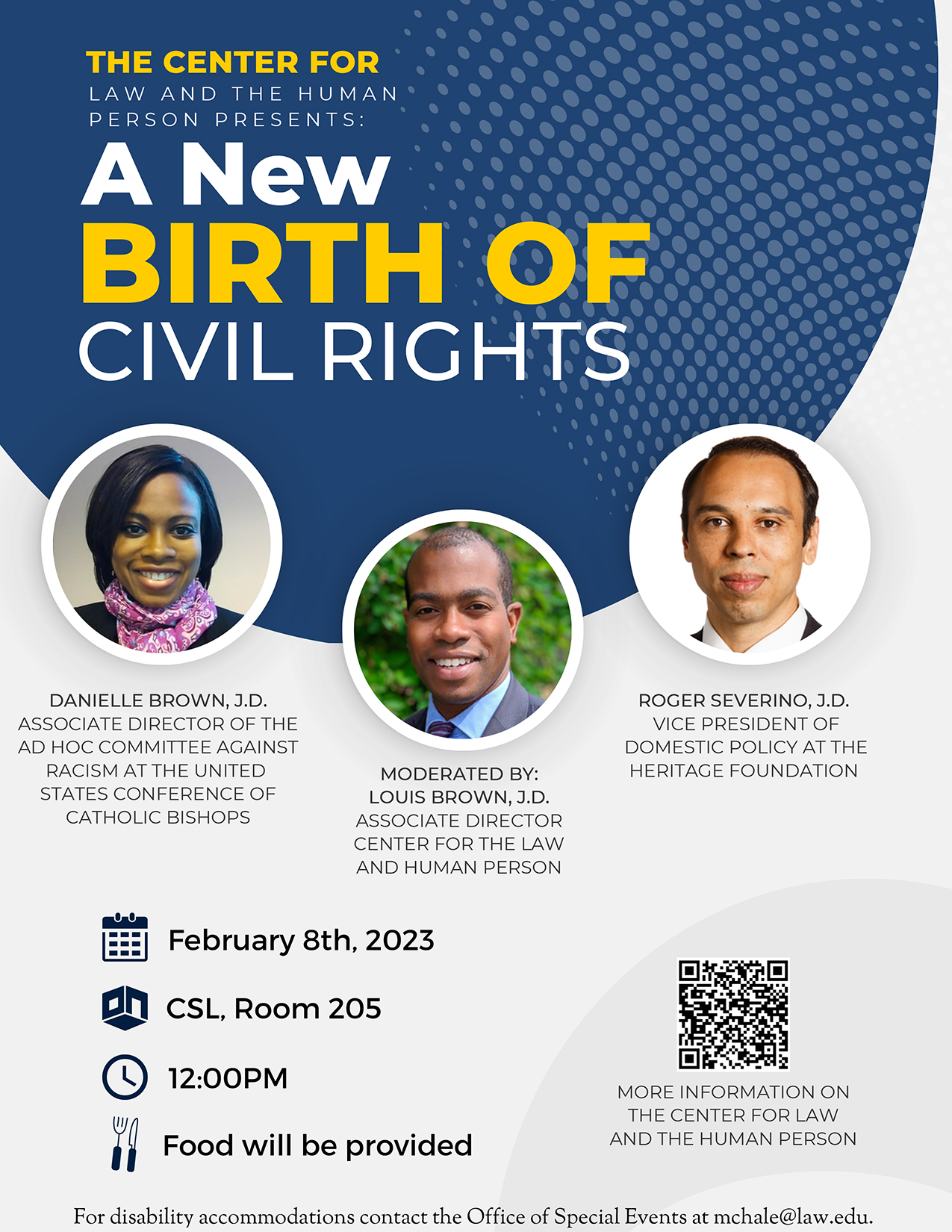 A New Birth of Civil Rights flier