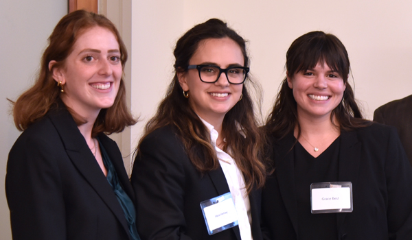 Grace Best, Maria Hershey, and Betsy McMullen