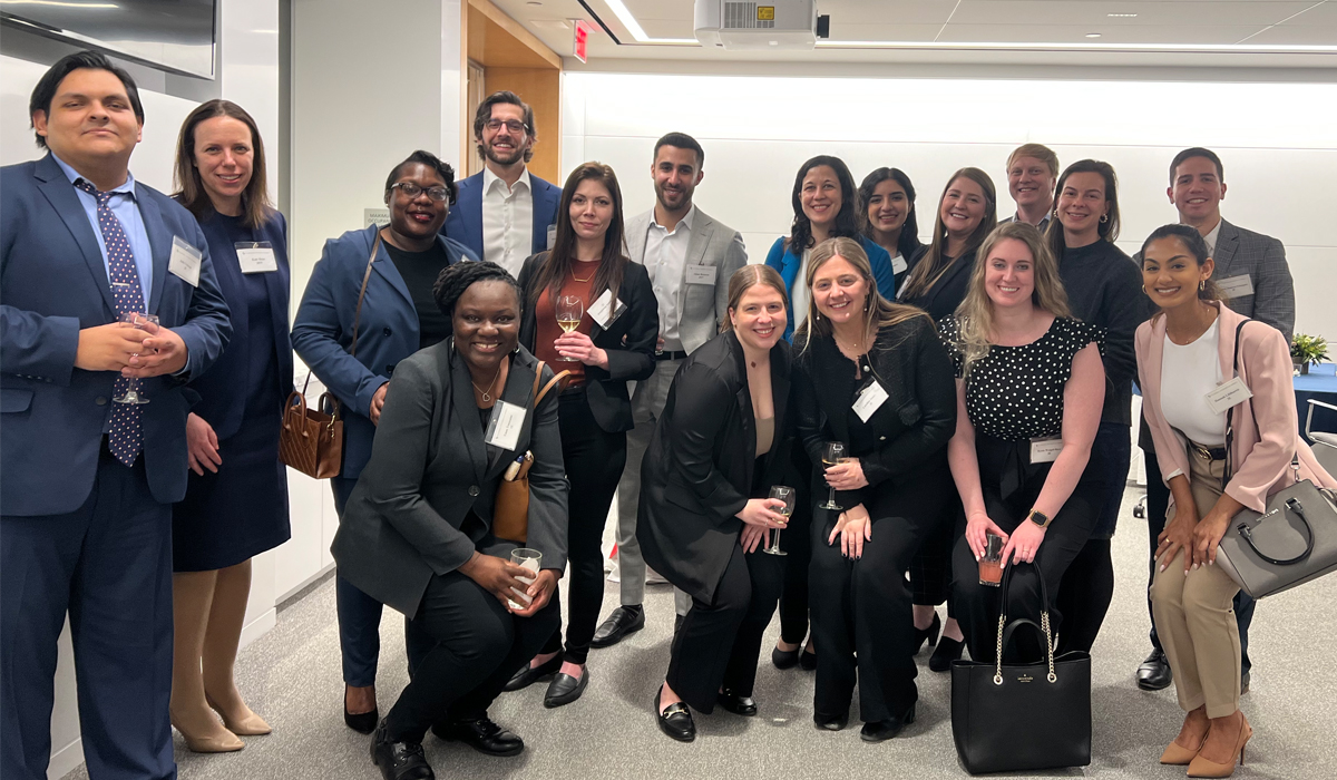 A group of Catholic Law Evening Division Students and Alumni