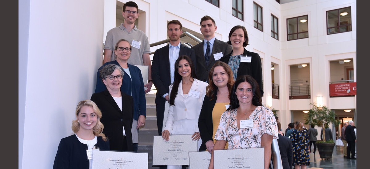 law students at the certificate ceremony