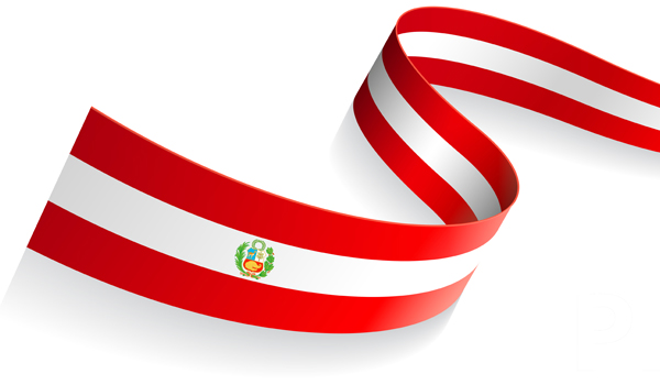 Peruvian flag graphic