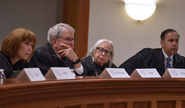 Final round of the competition in the Walter Slowinski Courtroom