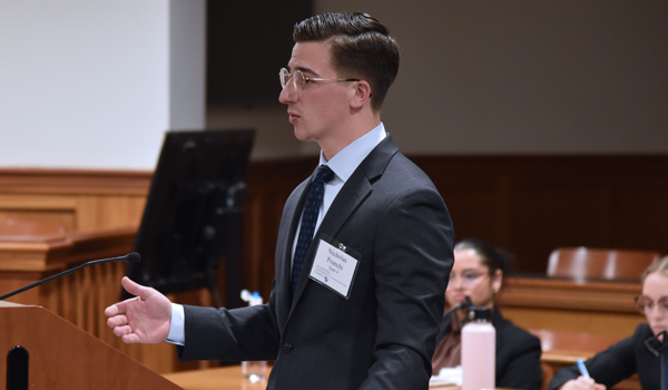 Final round of the competition in the Walter Slowinski Courtroom