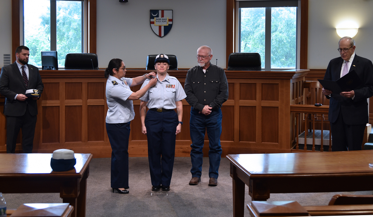 Jackson commissioning ceremony