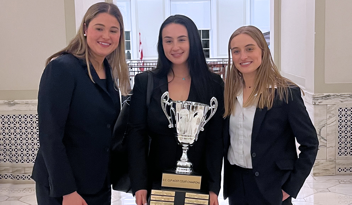 Victoria Biondolillo, Sam Winter, and Annie Pierce