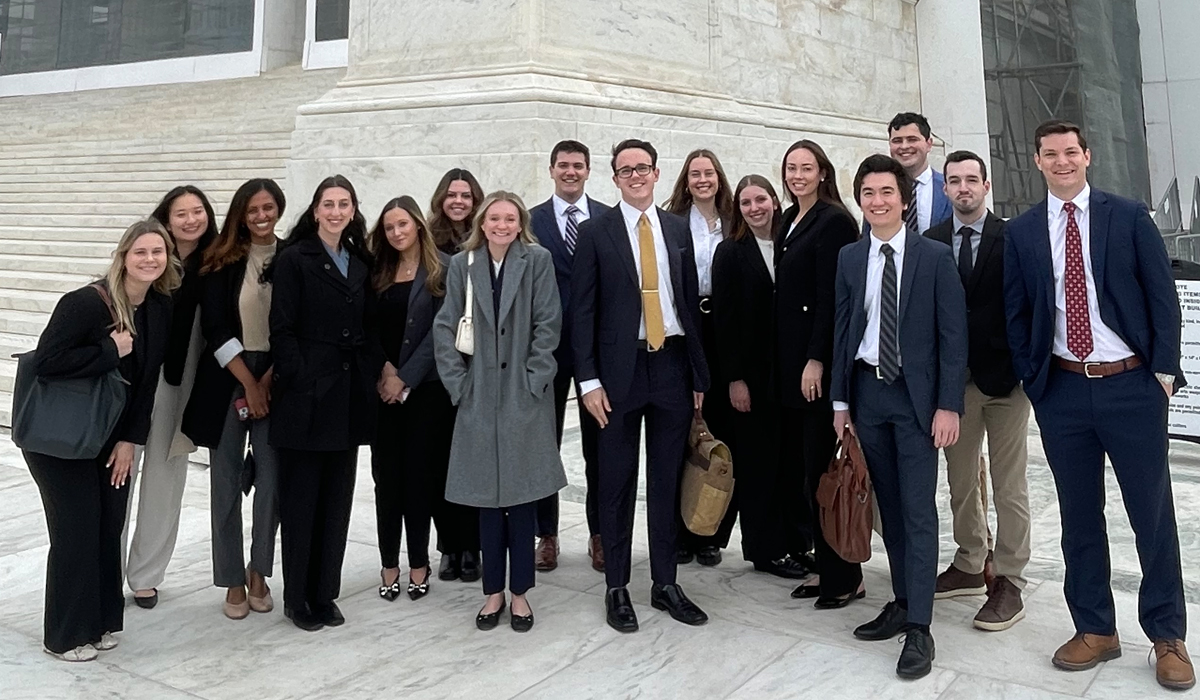 Students from Catholic Law Reflect on Memorable Supreme Court Visit