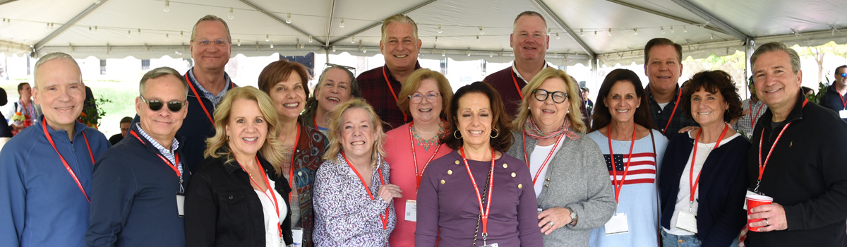 members of the class of 1990 at reunion