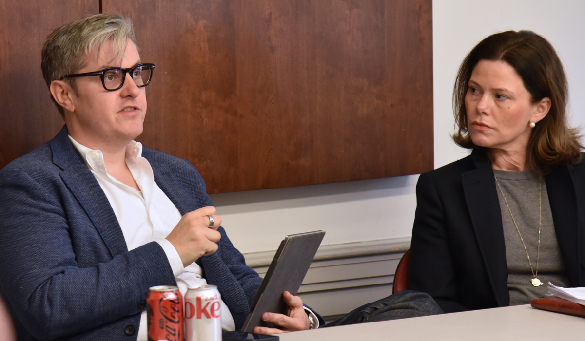 Professor Daniel Epps and Professor Cara Drinan