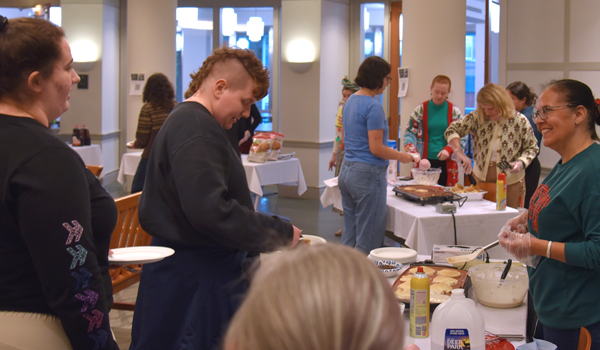 Pancake supper at Catholic Law