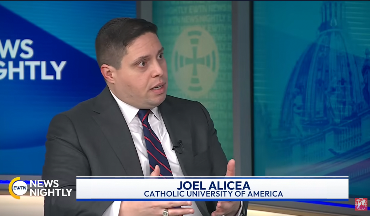 Professor J. Joel Alicea Discusses Supreme Court Case on EWTN Nightly News
