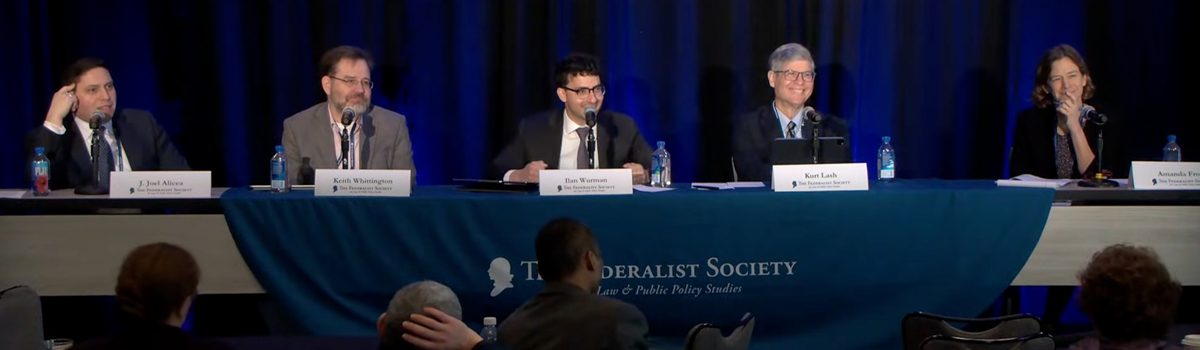 Originalism, Birthright Citizenship, and the 14th Amendment at the Federalist Society's 27th Annual Faculty Conference