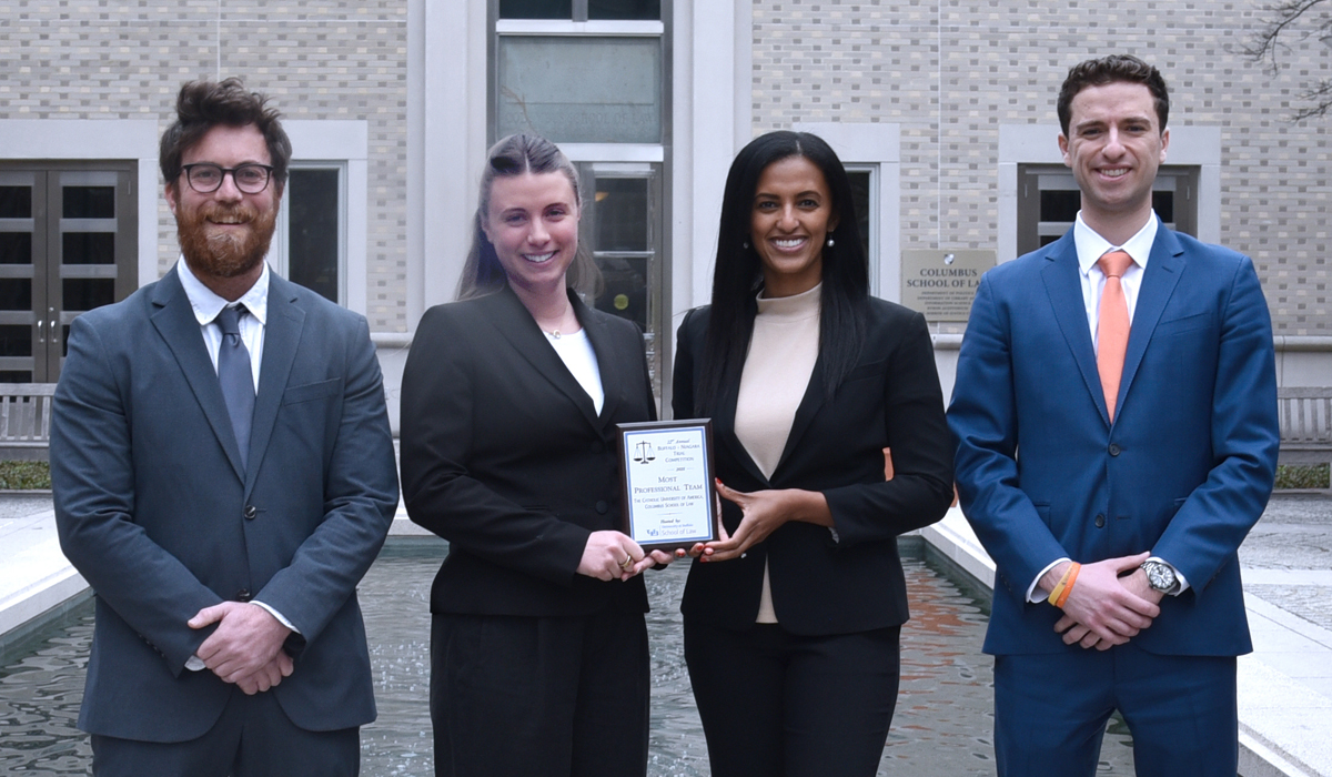 National trial team at Catholic Law