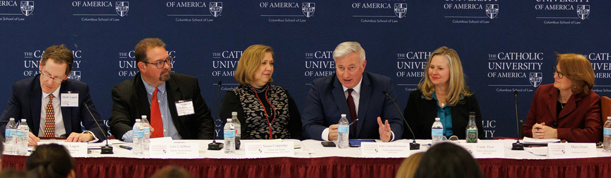 Mark Lagon, Luis C.deBaca, Susan Coppedge, John Richmond, Cindy Dyer, and Mary Graw Leary