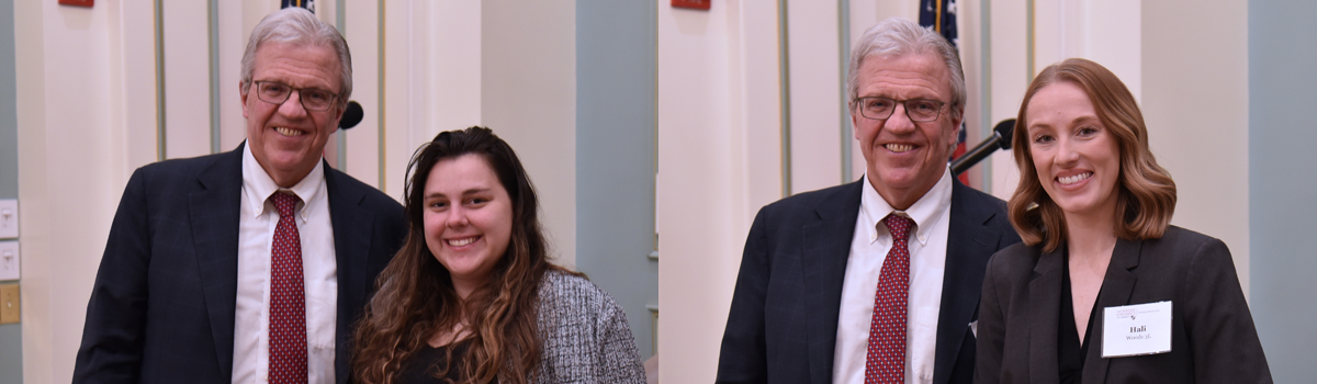 Audrey Anderle and Hali Woods with Jack Murphy