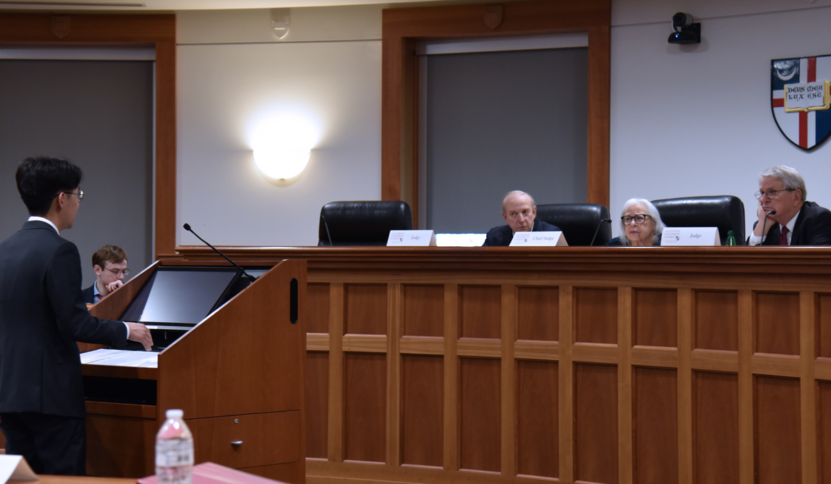 Final round in Slowinski Courtroom