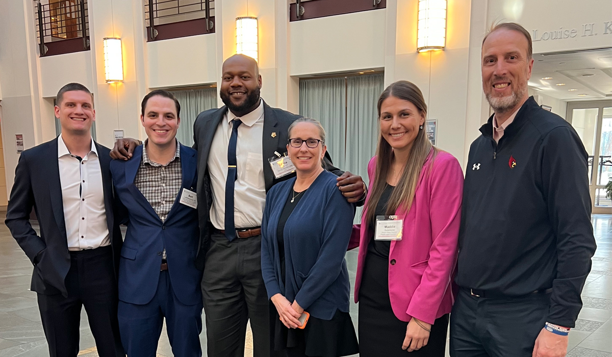 Rob Dixon, Bart Lambergman, Chima Okoli, Megan La Belle, Maddie Salamone, and Kevin Robinson Jr.