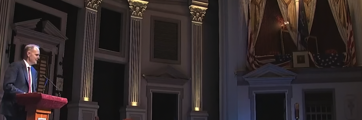 Professor Webb at Ford Theatre