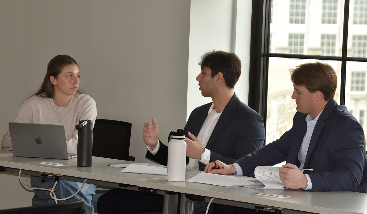 Isabella Fiore, Sabah Vahdatshoar, and Edward Reddington