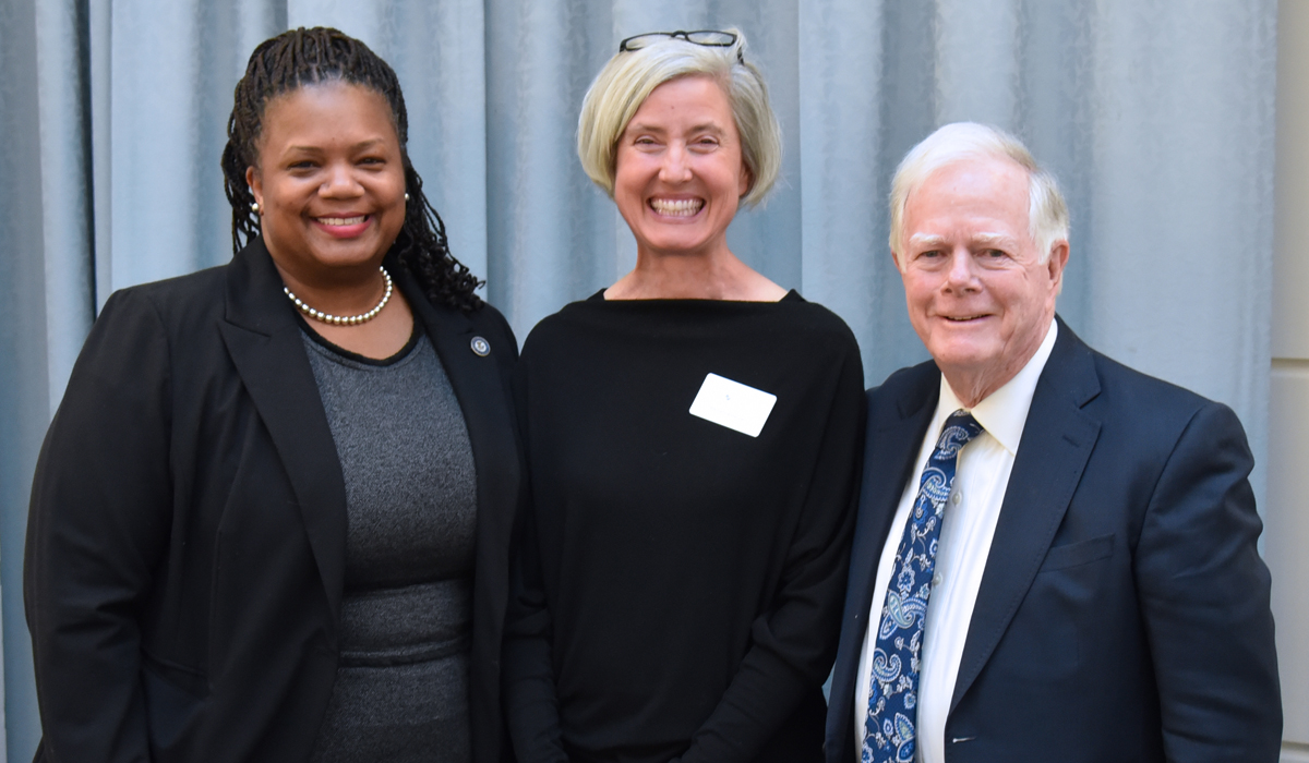 Willistine Harris, Rachel Lawrence, and Michael Curtin