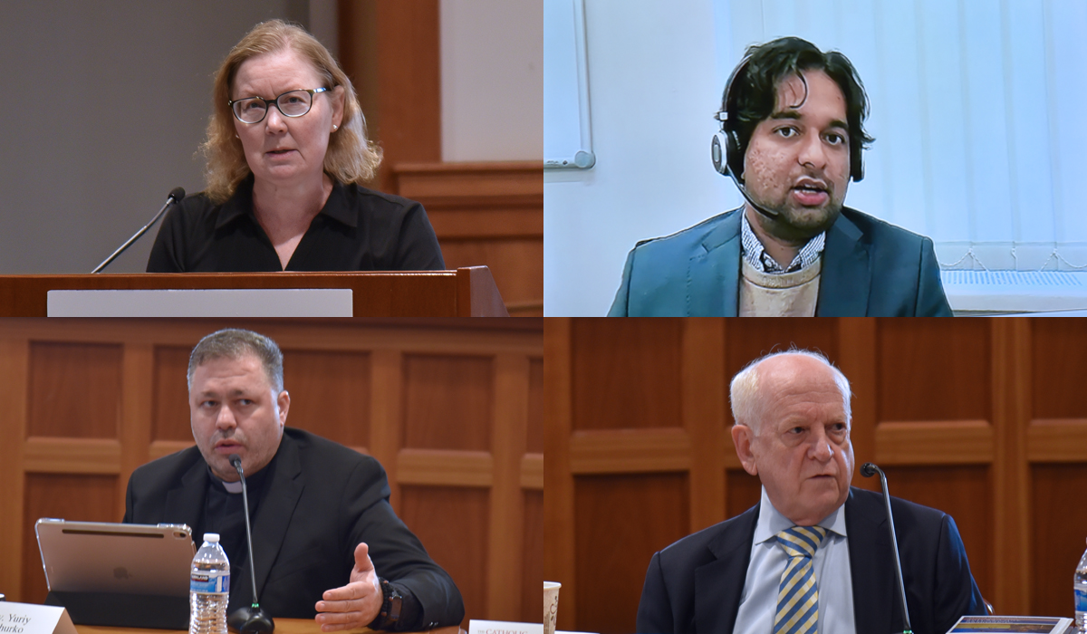 Nuremberg workshop panelists and moderator