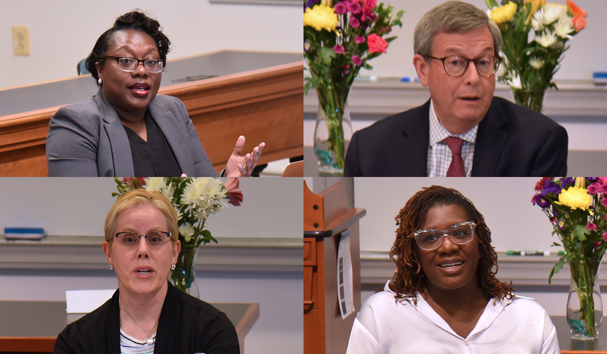 ALumni Panelists and moderator