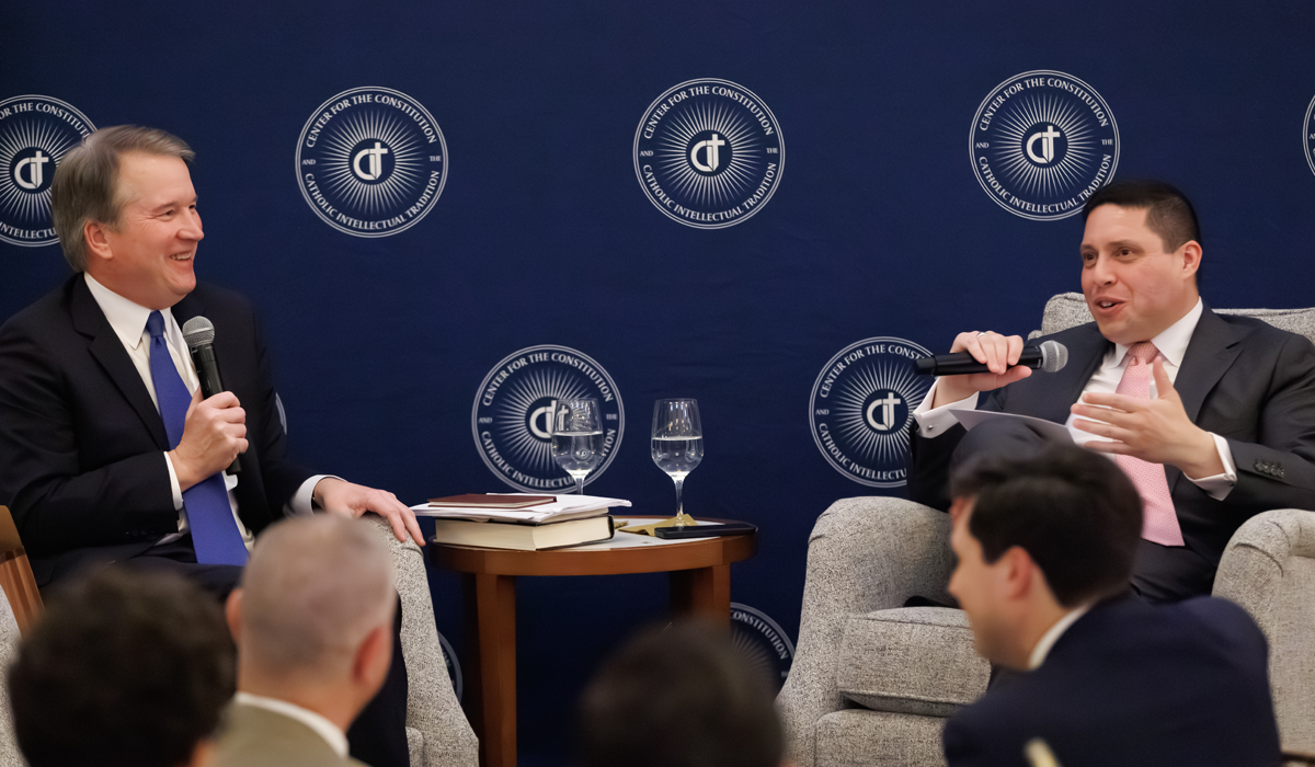 Justice Kavanaugh and J. Joel Alicea