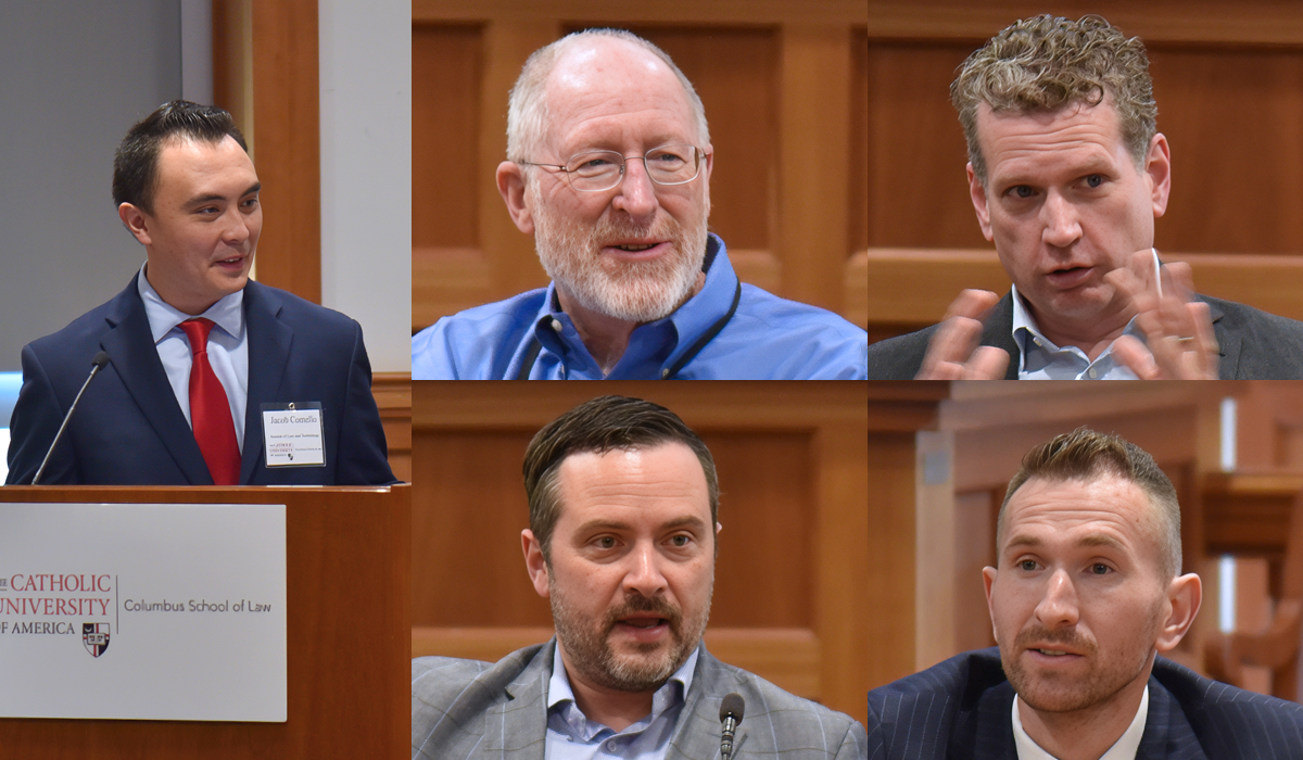 Symposium panelists and moderator