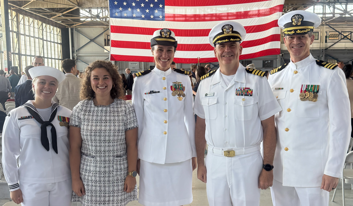 Taylor Talley with Navy JAG