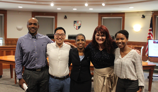 Regina Jefferson with law students