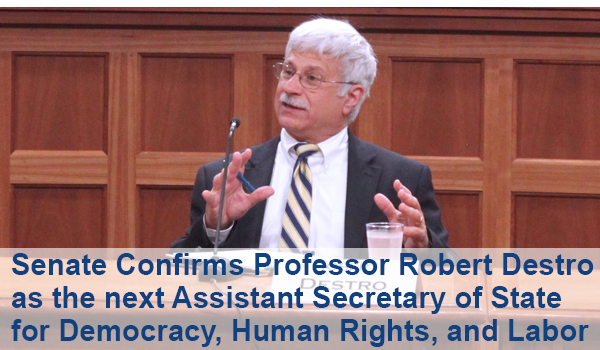 Robert Destro Confirmation