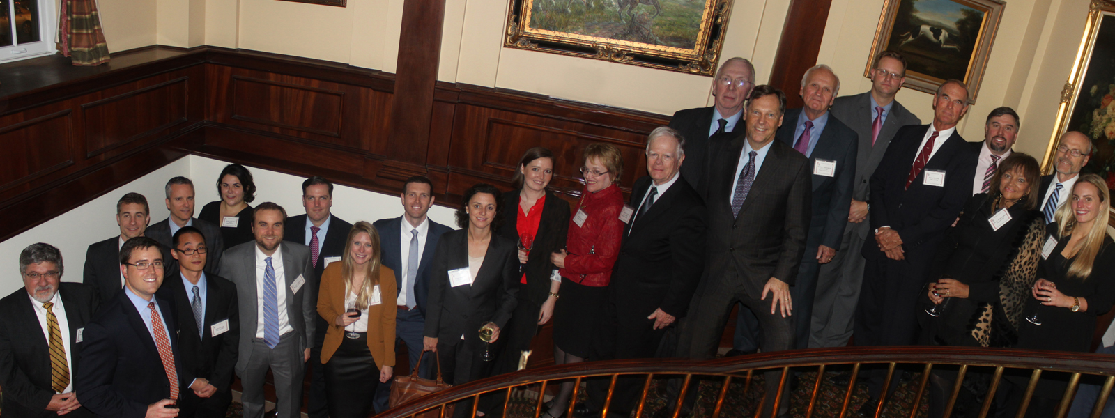 group of alumni posing for a photo