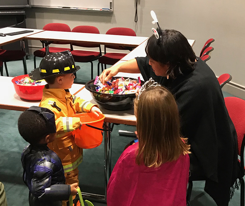 kids trick or treating