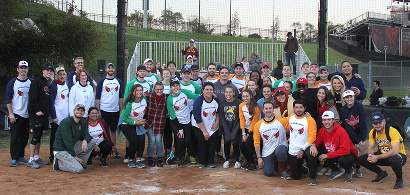 studnets and faculty pose for a photo