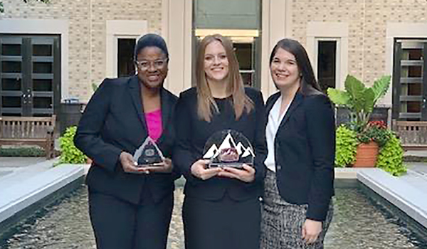 Vania Smith, Taylor Dontje, and April Currey